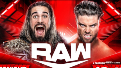 wwe raw results today